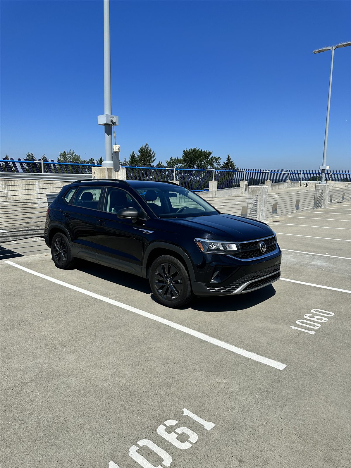 Black Volkswagen SUV from the Turo fleet